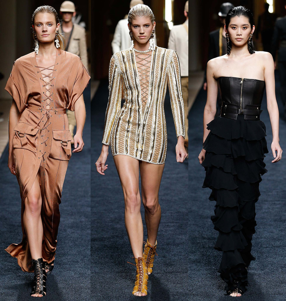 balmain ss16 women looks at men fashion show zpsfmx2ablo Fashion Month Favorite Designers 2015